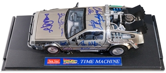 Back to the Future Cast-Signed DeLorean